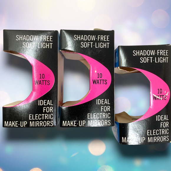 Vintage 1969 Pretty-Lite Two Sided Lighted Makeup Mirror Original Box Tested - Picture 3 of 15